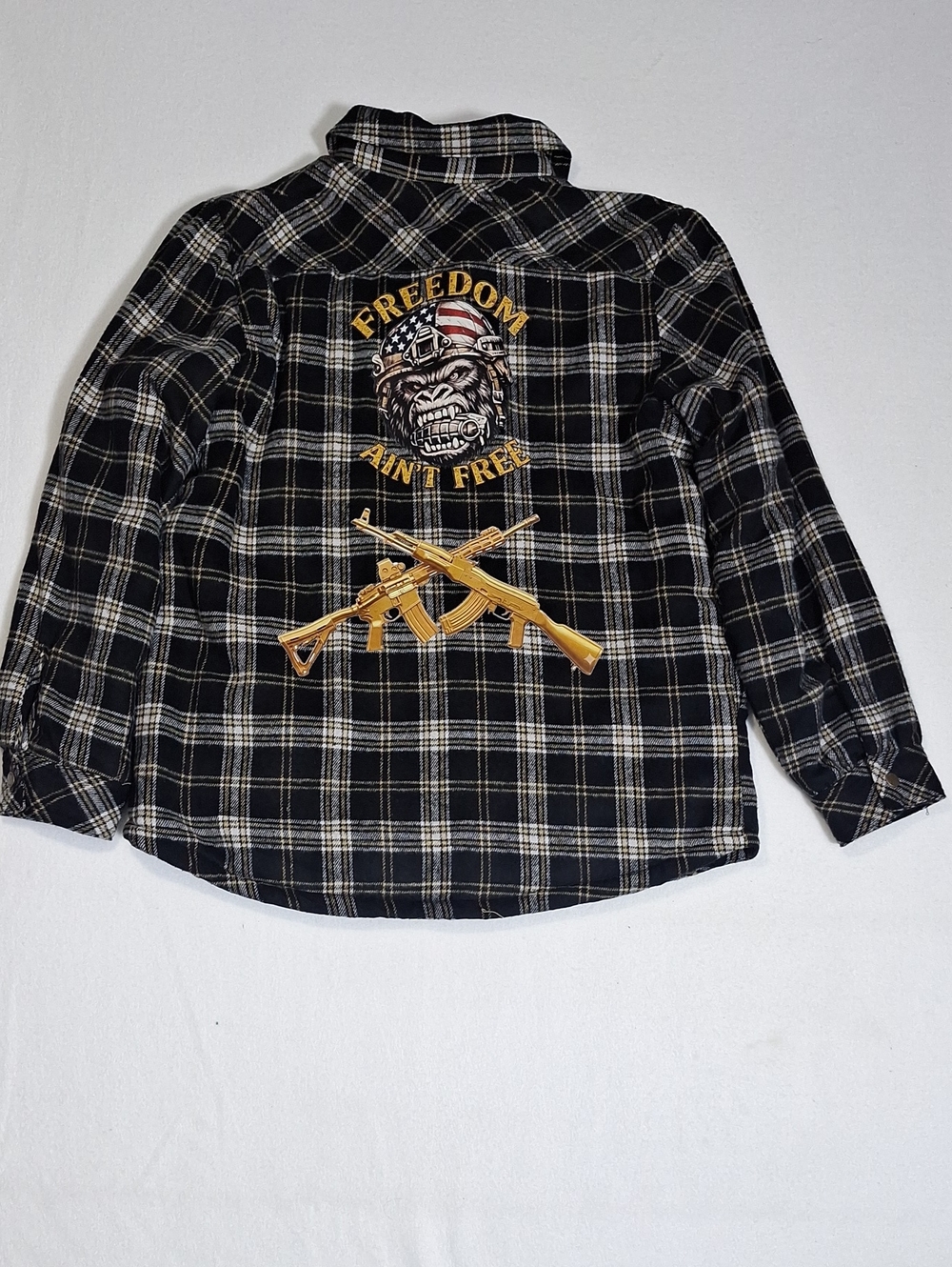Upcycle Flannel Jacket